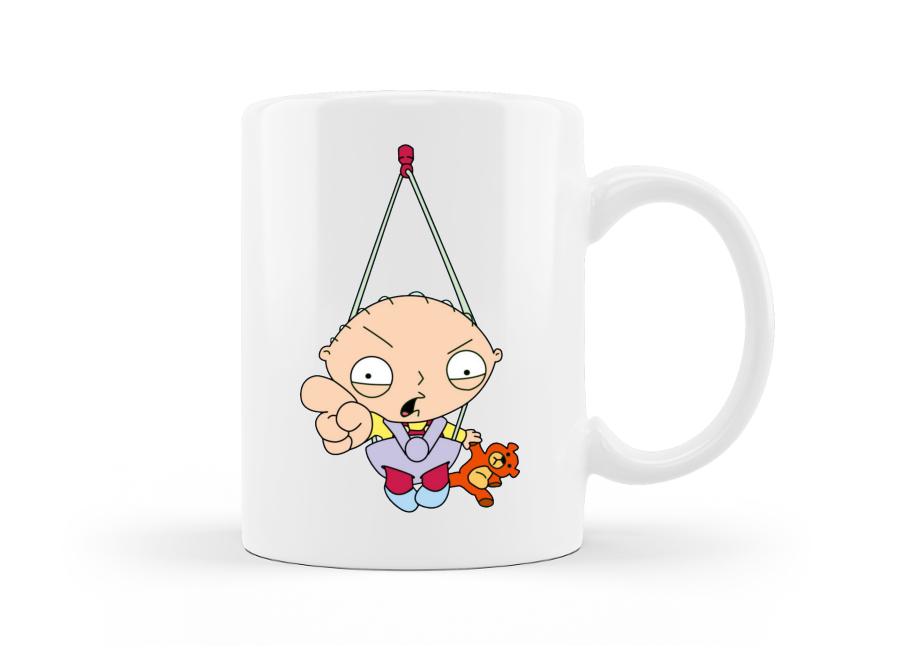 ﻿Stewie és Rupert (Family Guy) bögre kép