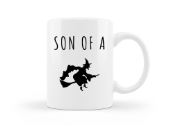 Son of a witch szóvicces boszorkányos bögre kép